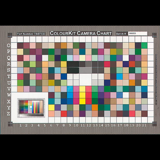 ColourKit FFEI Digital Camera Chart