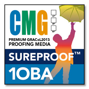 CMG SureProof 1OBA SM250 - Premium Proofing Media